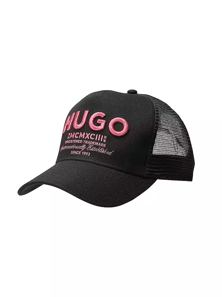 HUGO | Kappe MERK  | schwarz