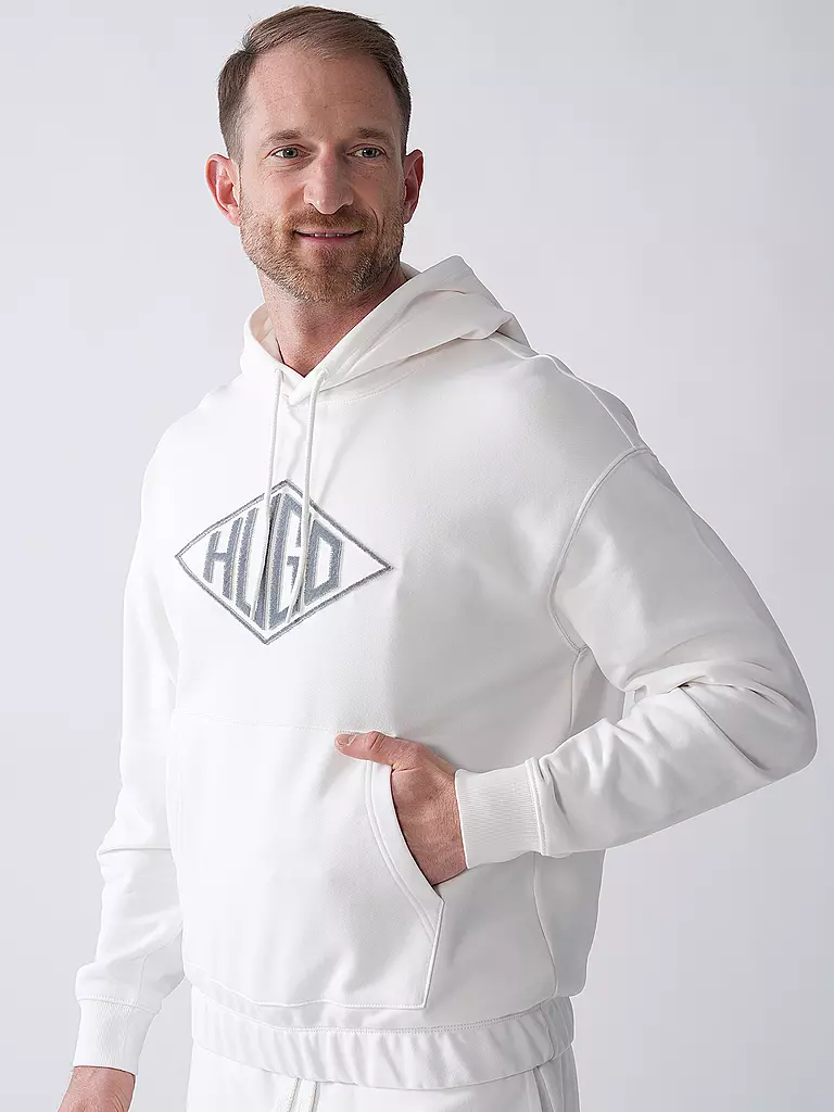 HUGO | Kapuzensweater - Hoodie Dacorolo | weiss