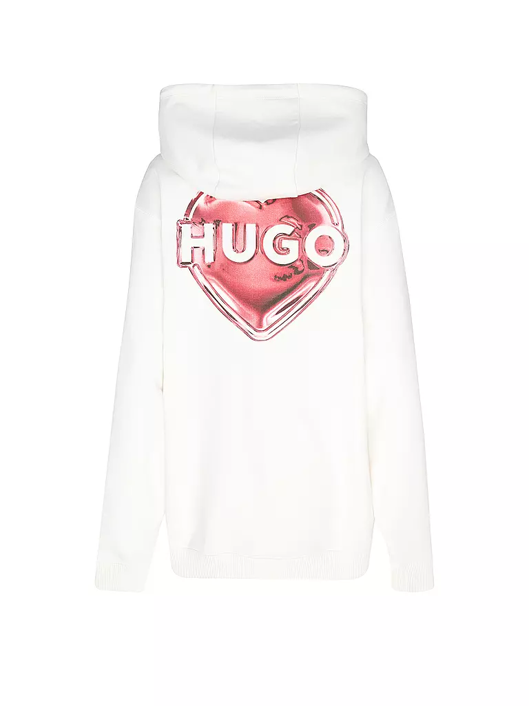 HUGO | Kapuzensweater - Hoodie DEJANDRA | weiss