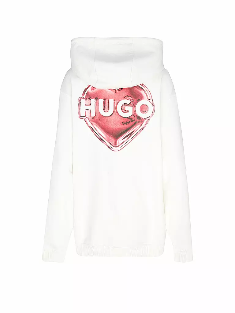 HUGO | Kapuzensweater - Hoodie DEJANDRA | weiss