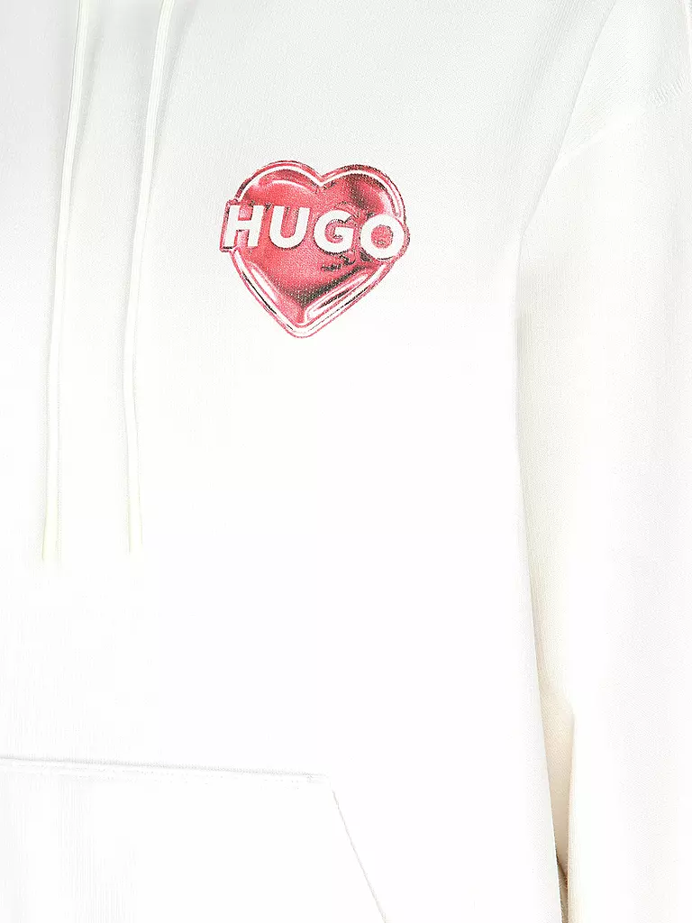 HUGO | Kapuzensweater - Hoodie DEJANDRA | weiss