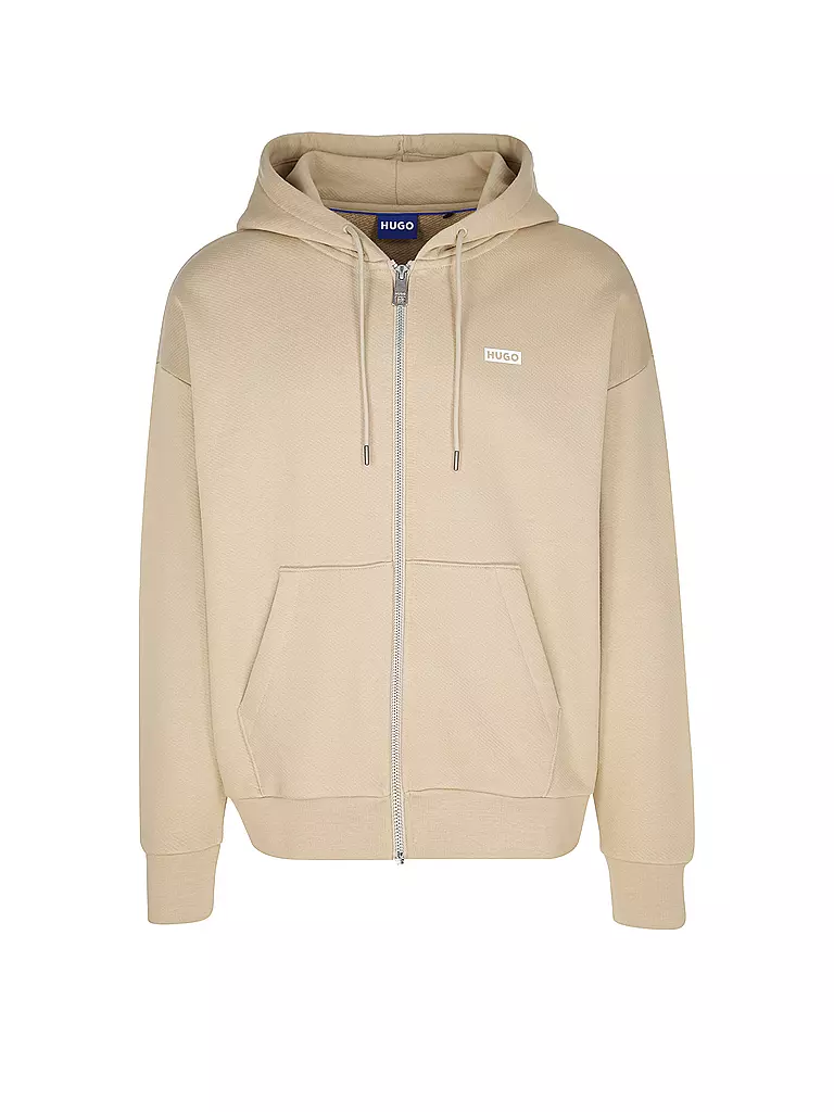 HUGO | Kapuzensweatjacke NARDIMEZ | beige