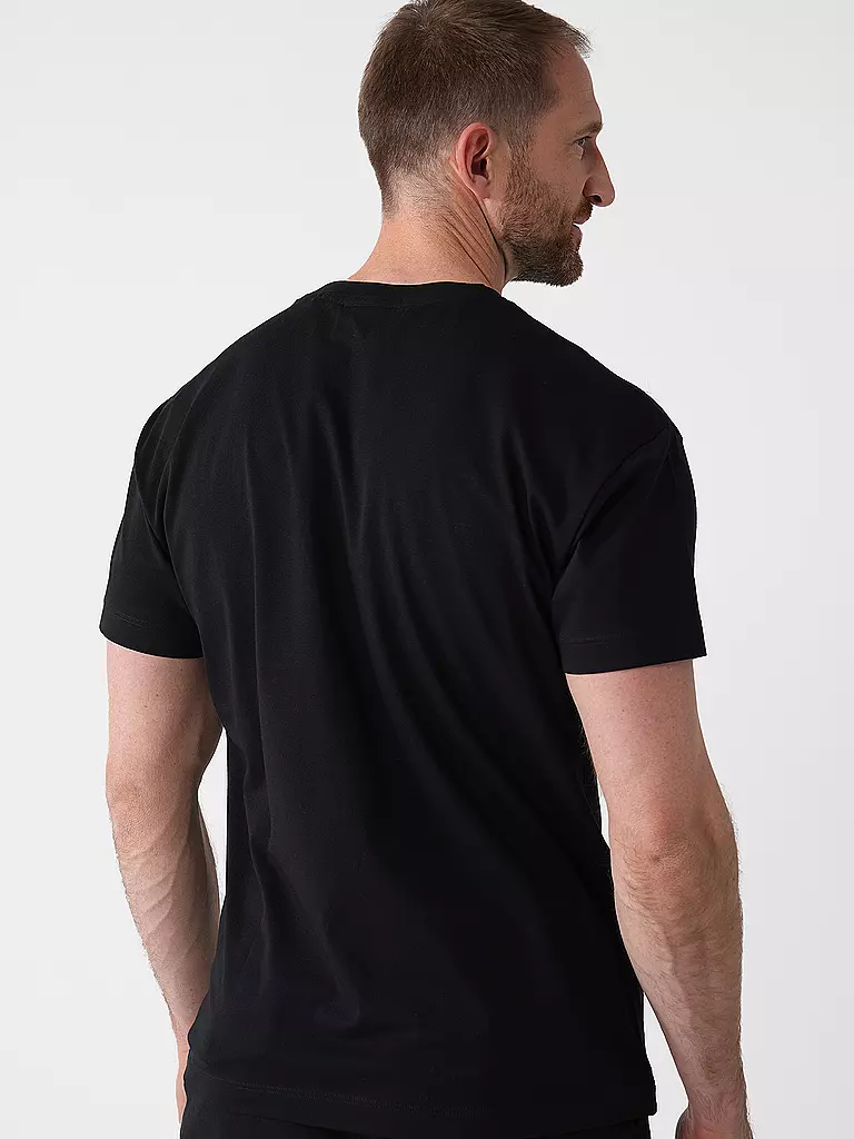 HUGO | Loungewear Shirt LAZE | schwarz