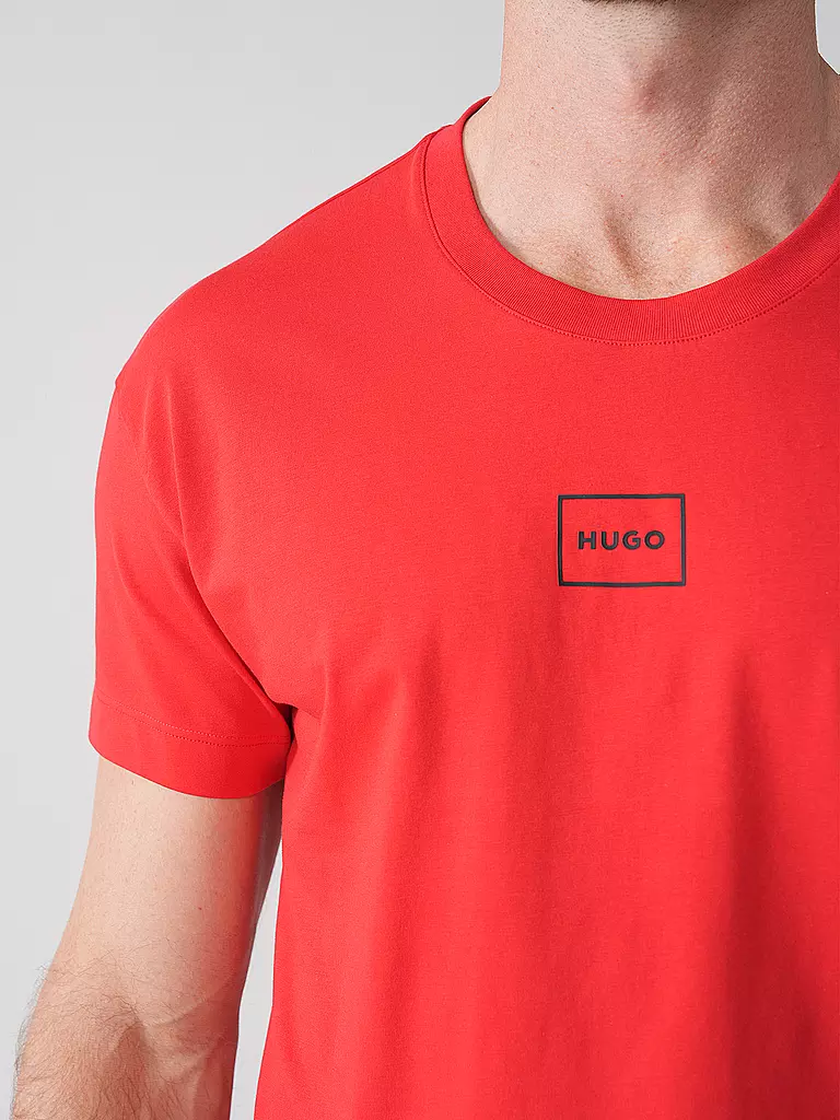 HUGO | Loungewear Shirt LAZE | schwarz