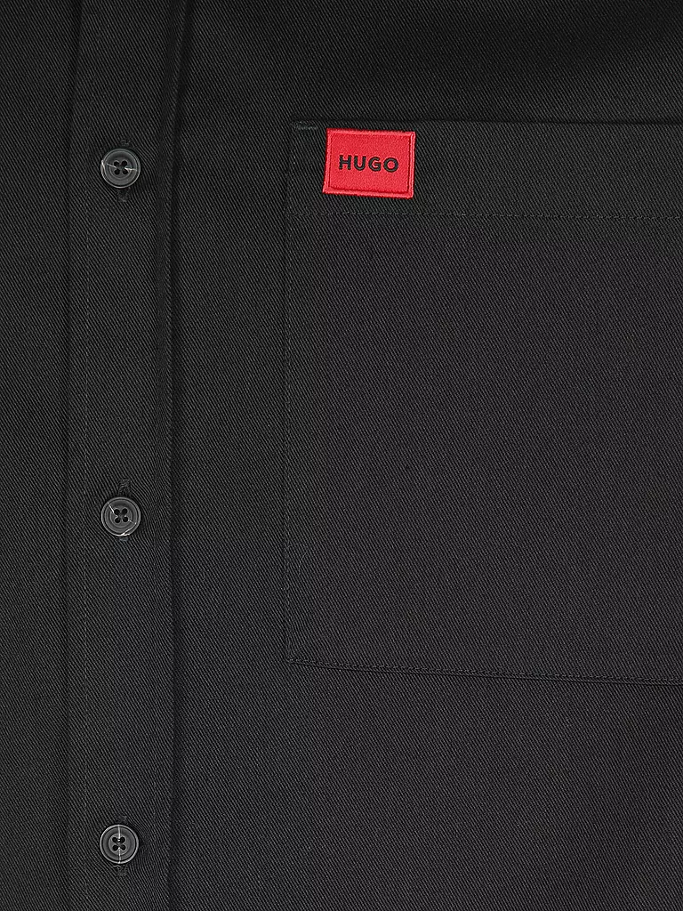 HUGO | Overshirt EGRIN | schwarz