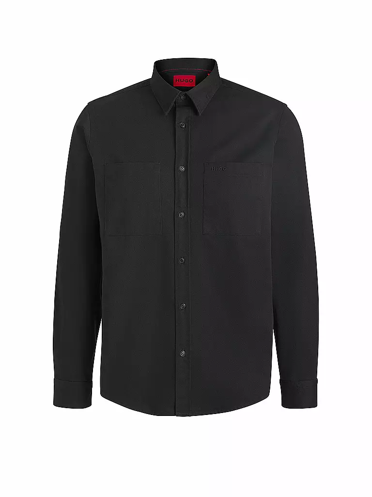 HUGO | Overshirt EGRIN | schwarz