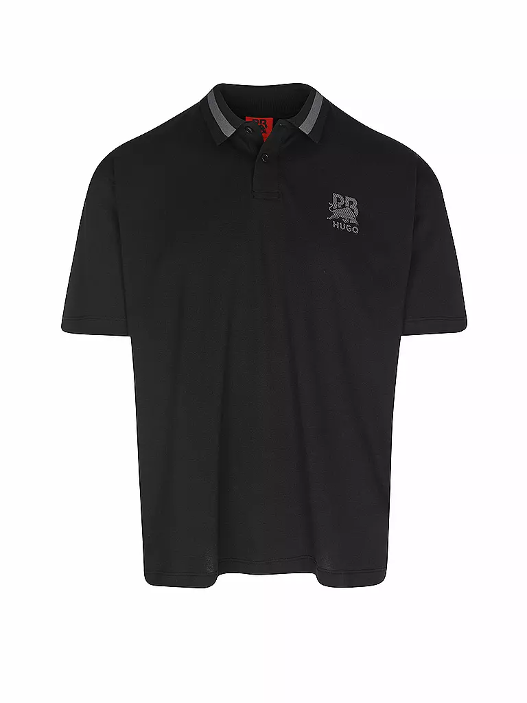 HUGO | Poloshirt HUGO x RB | schwarz