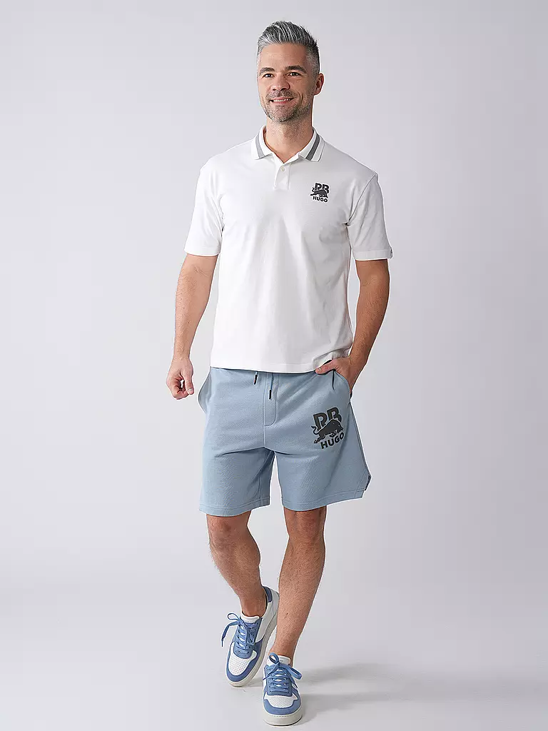 HUGO | Poloshirt HUGO x RB | weiss