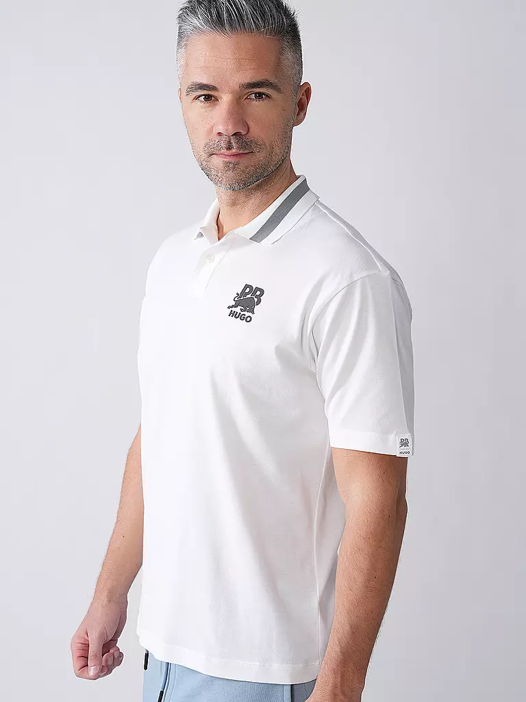 HUGO | Poloshirt HUGO x RB | schwarz