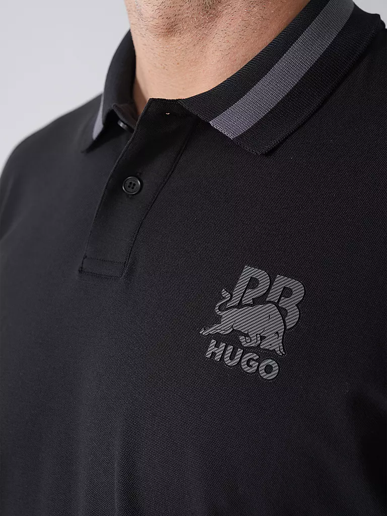 HUGO | Poloshirt HUGO x RB | blau