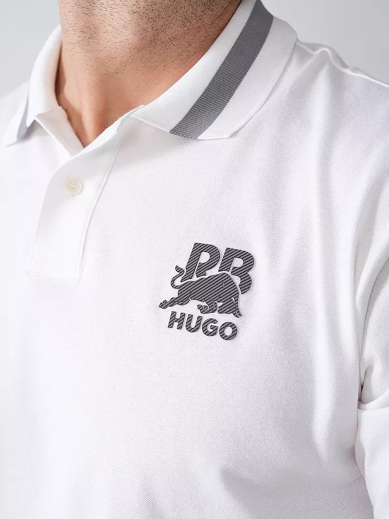 HUGO | Poloshirt HUGO x RB | schwarz