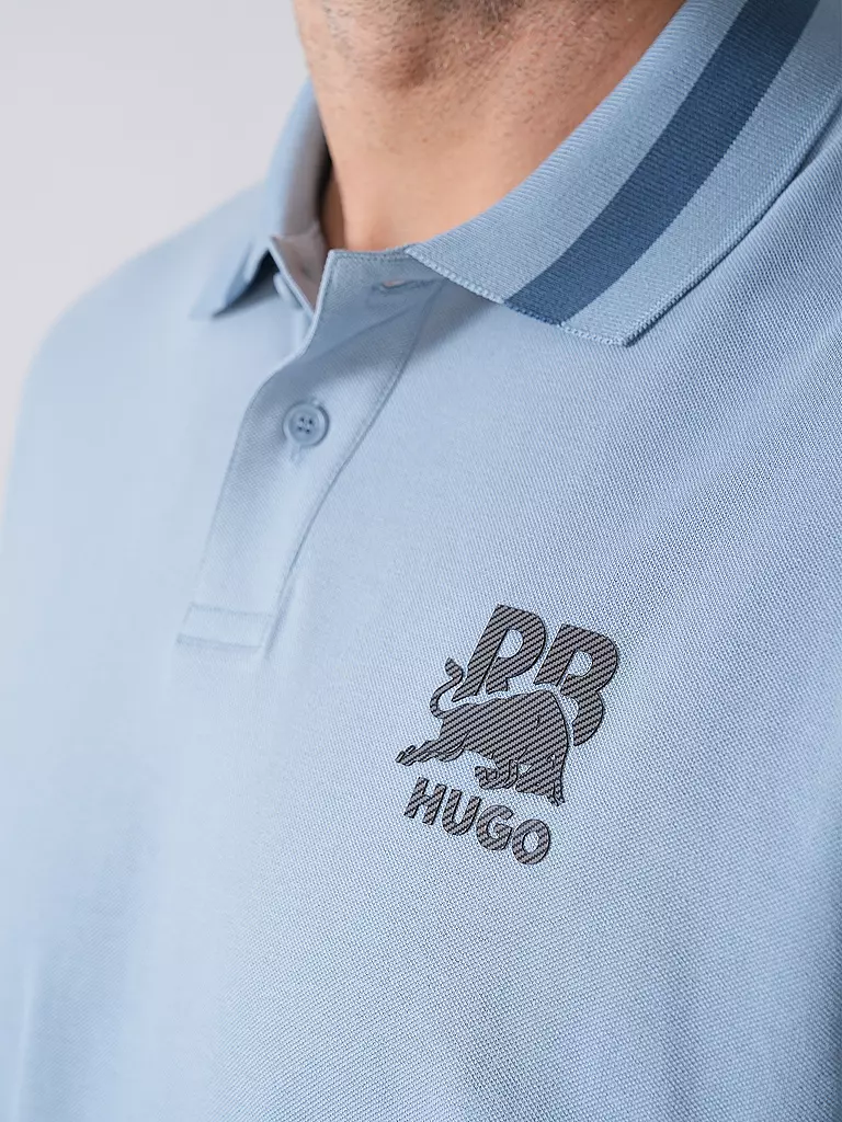 HUGO | Poloshirt HUGO x RB | schwarz