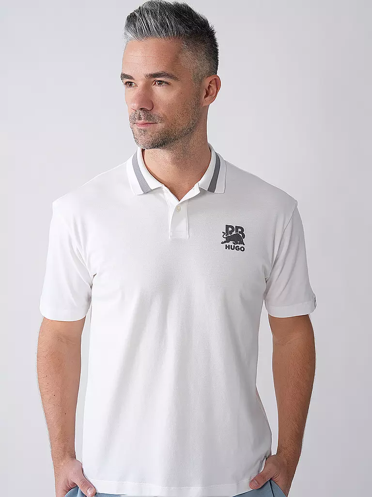 HUGO | Poloshirt HUGO x RB | schwarz