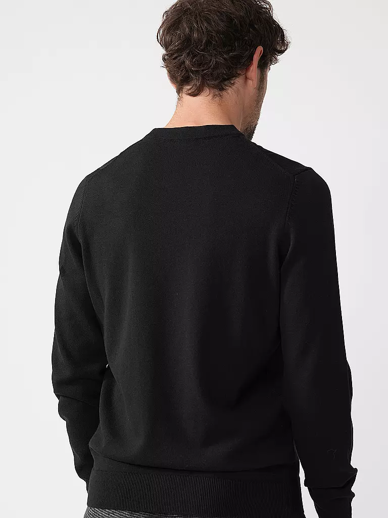 HUGO | Pullover SAN CASSIUS | schwarz