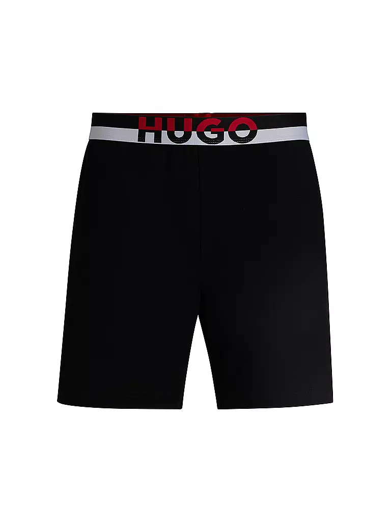 HUGO | Pyjamahose - Shorts AMSTERDAM | schwarz