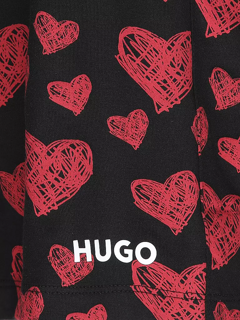 HUGO | Pyjamashorts NIKKA | rot