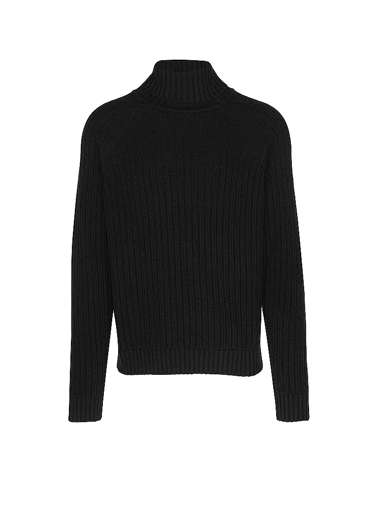 HUGO | Rollkragenpullover SIGUR | schwarz