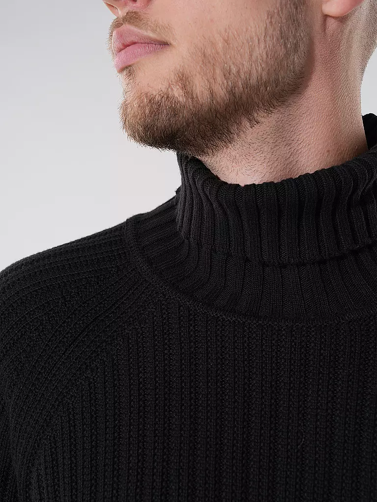 HUGO | Rollkragenpullover SIGUR | schwarz