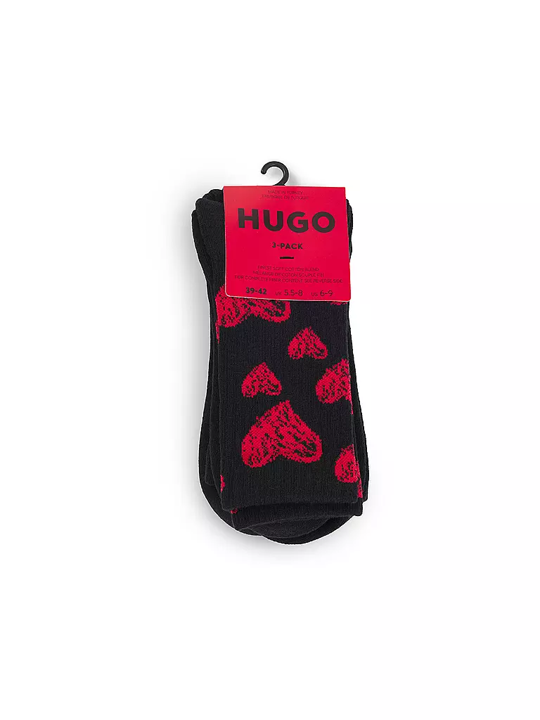 HUGO | Socken 3er Pkg. black | schwarz