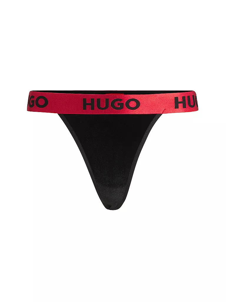 HUGO | String VELVET | schwarz