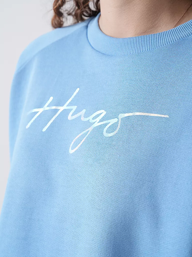 HUGO | Sweater DARACE | hellblau