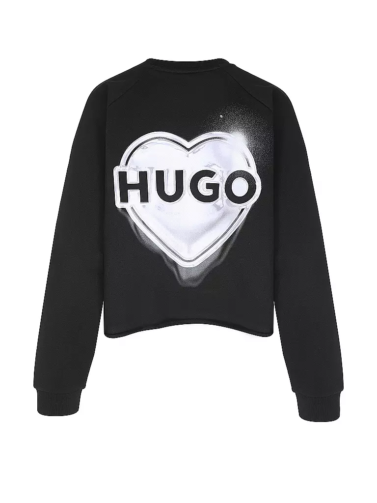 HUGO | Sweater DARACE | schwarz