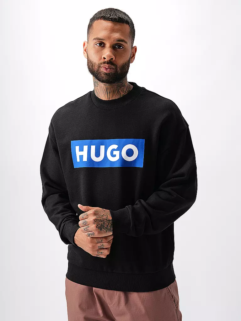 HUGO | Sweater NIERO | weiss