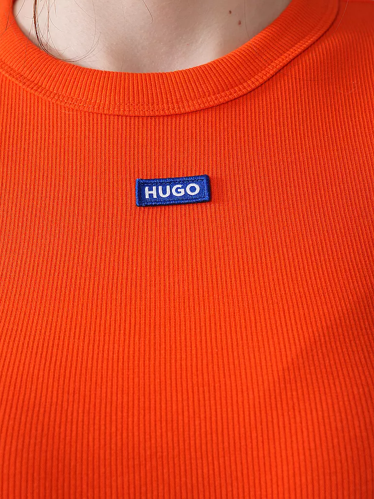 HUGO | T-Shirt Cropped Fit | schwarz