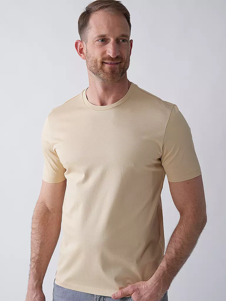 HUGO | T-Shirt DIMERSTEE | beige