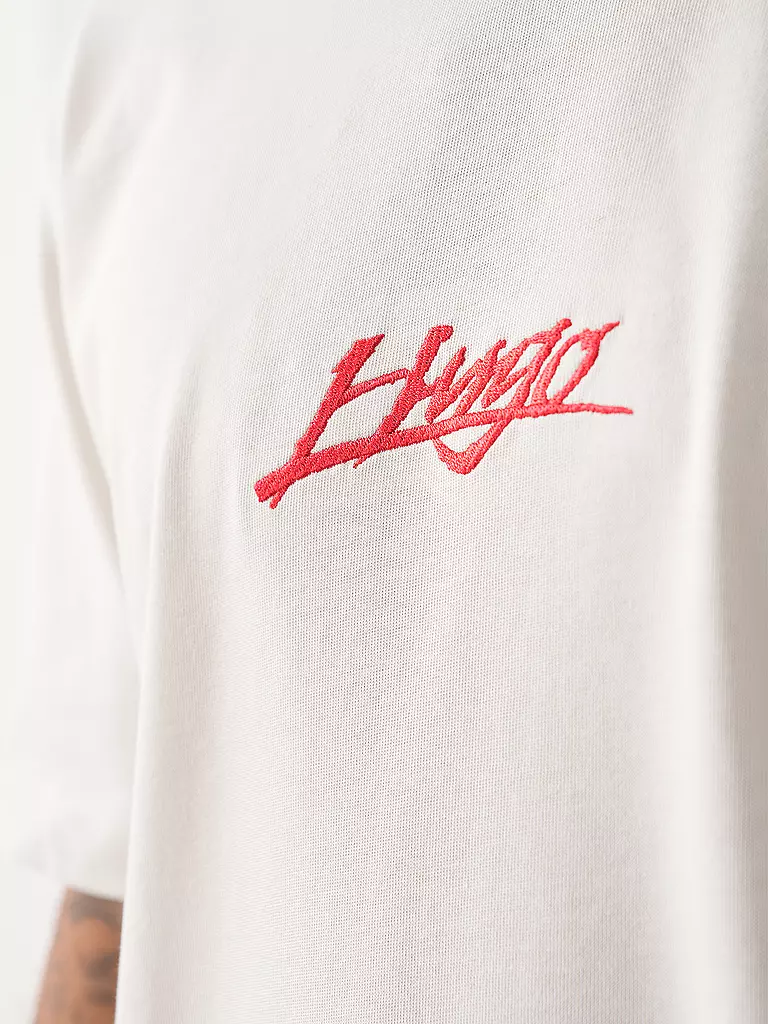 HUGO | T-Shirt DLOGOTEE | weiss