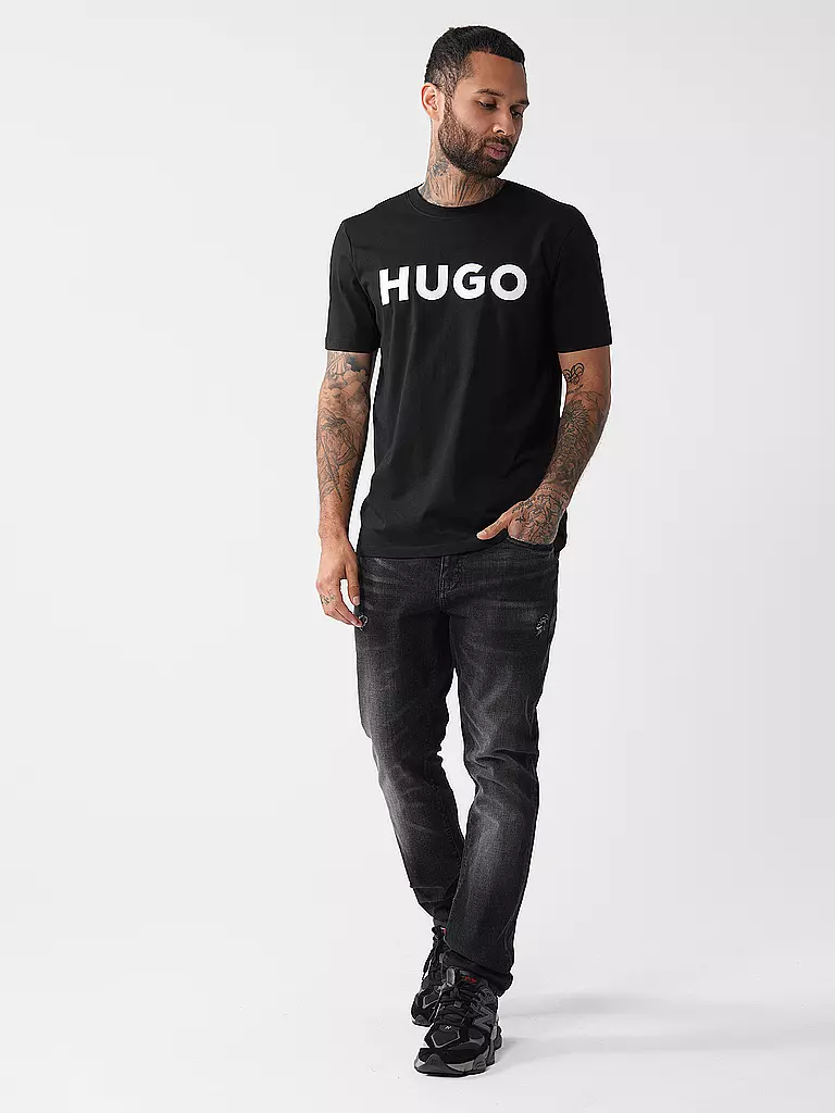 HUGO | T-Shirt DULIVIO | schwarz