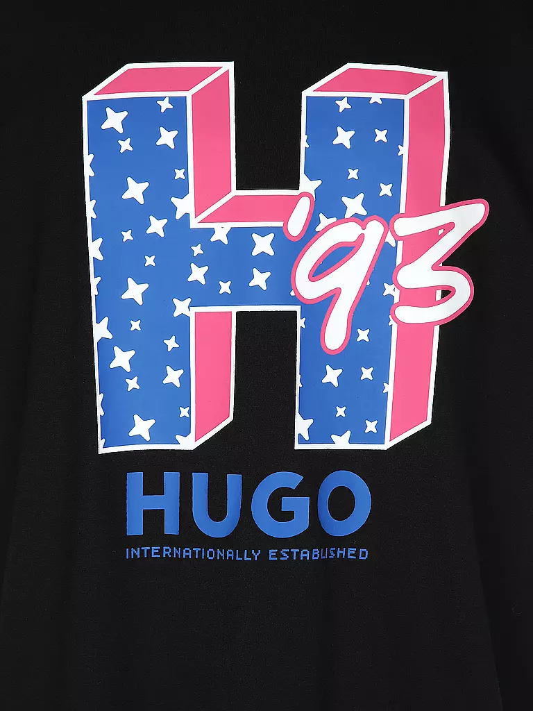 HUGO | T-Shirt NENTRYLE | schwarz