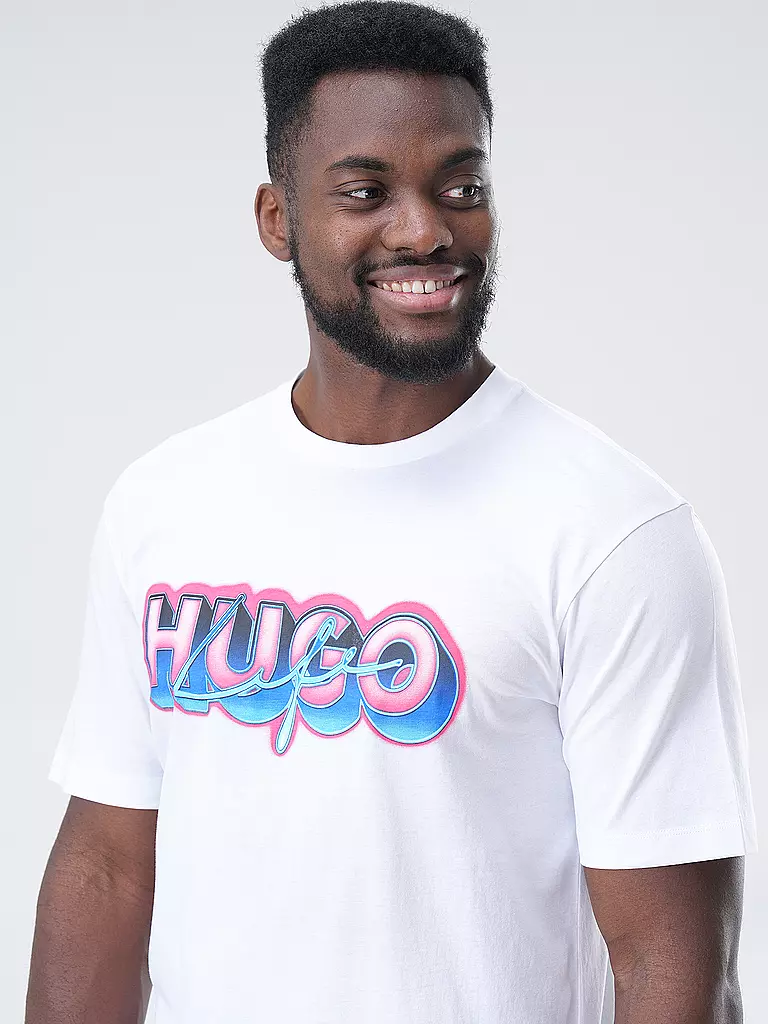 HUGO | T-Shirt NILLUMI | weiss