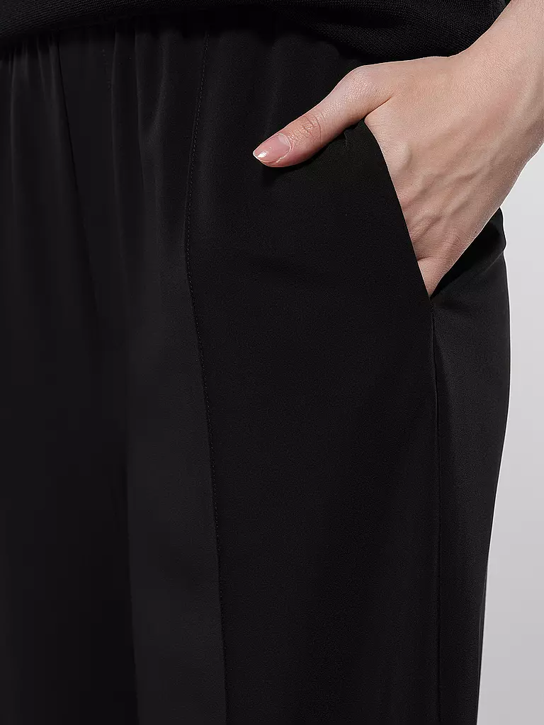 IN WEAR | Hose Wide Leg  KAMIIW | schwarz