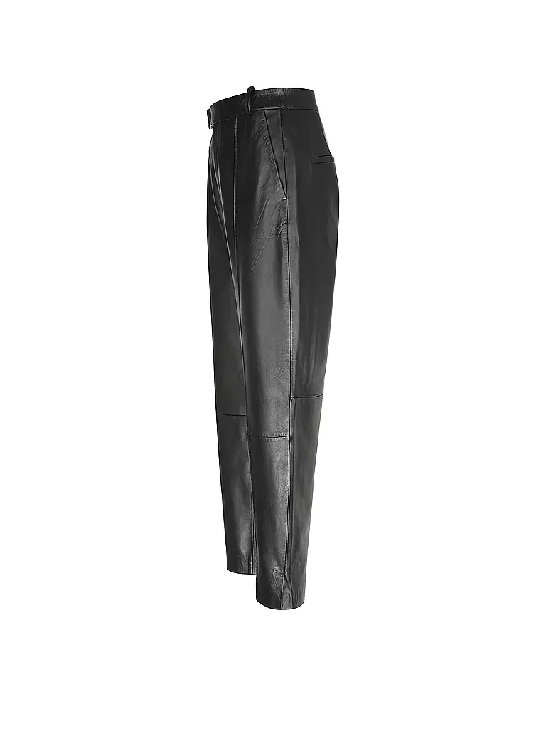 IN WEAR | Lederhose KAMAIW | schwarz