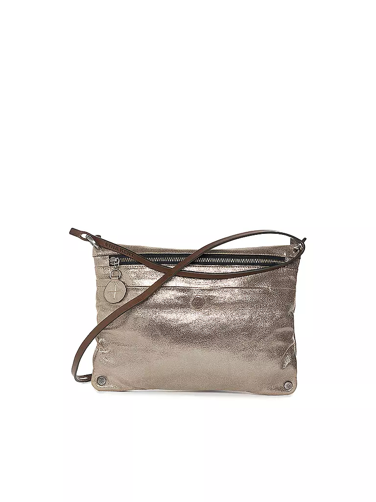 INA KENT | Ledertasche - Mini Bag MOONSTRUCK ed.2 | silber