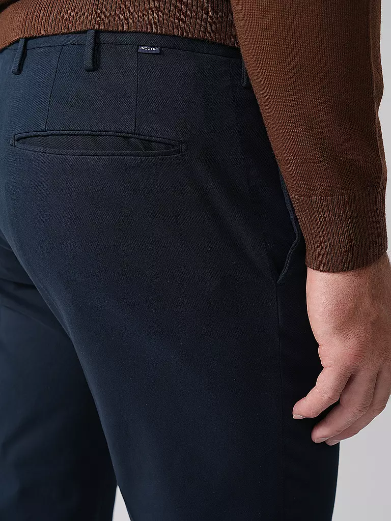 INCOTEX | Chino Slim Fit | dunkelblau