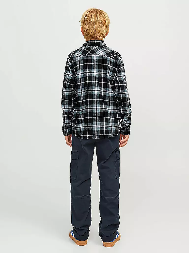 JACK & JONES | Flannelhemd JJJOSHUA | schwarz