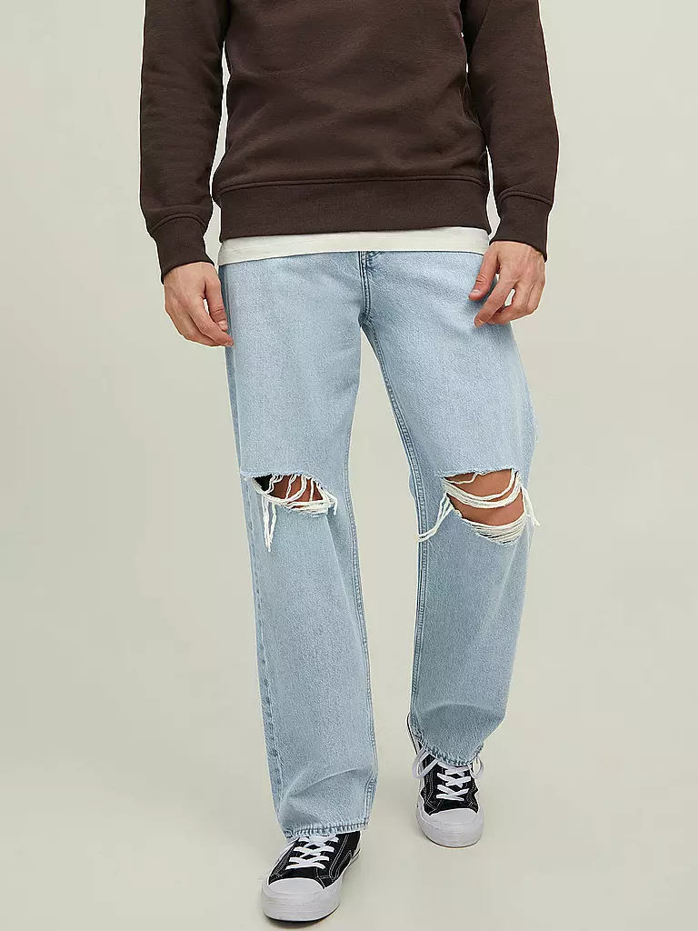 JACK & JONES | Jeans Baggy Fit JJIEDDIE | hellblau