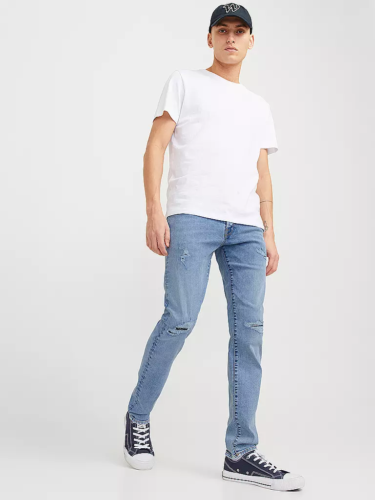 JACK & JONES | Jeans Slim Fit JJIGLENN JJFOX | blau