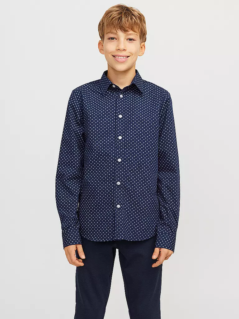 JACK & JONES | Jungen Hemd JJAXEL | weiss