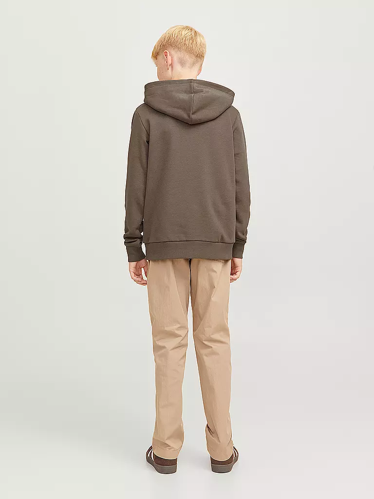 JACK & JONES | Jungen Kapuzensweater - Hoodie JJECALEB | schwarz