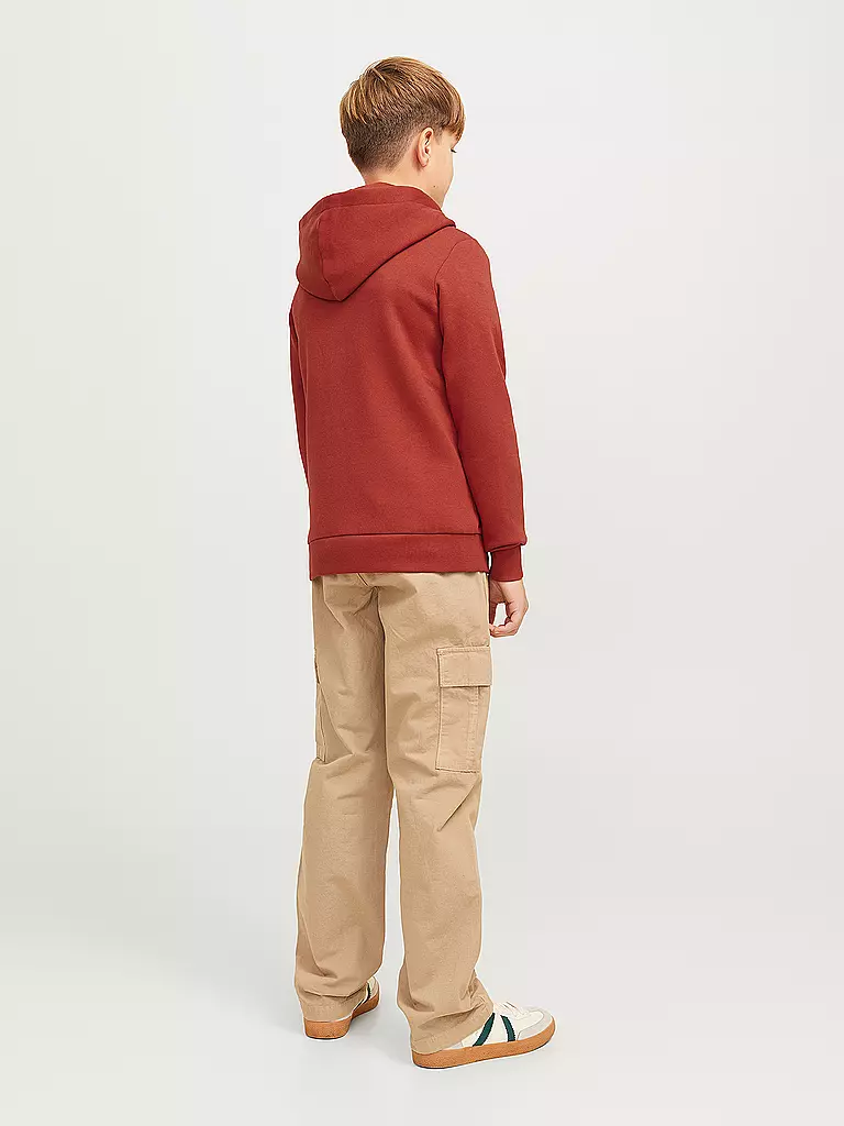 JACK & JONES | Jungen Kapuzensweater - Hoodie JJELOGO | hellgrün