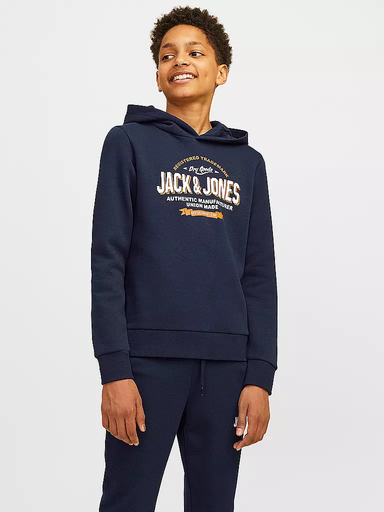 JACK & JONES | Jungen Kapuzensweater - Hoodie JJELOGO | olive