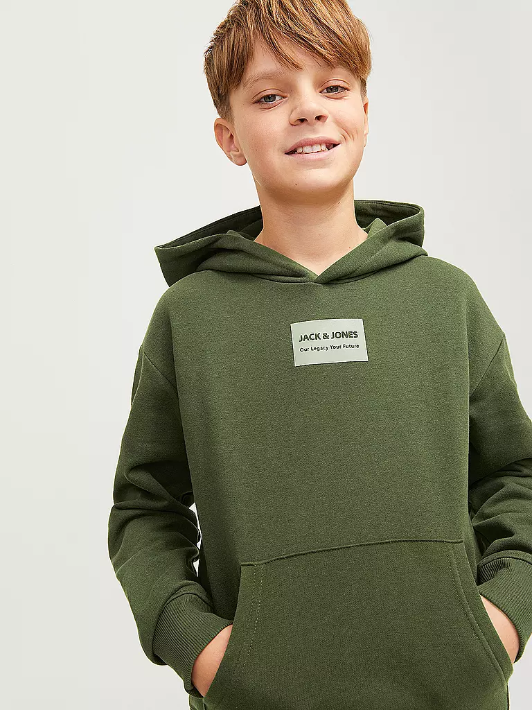 JACK & JONES | Jungen Kapuzensweater - Hoodie JJHAKKAI | schwarz