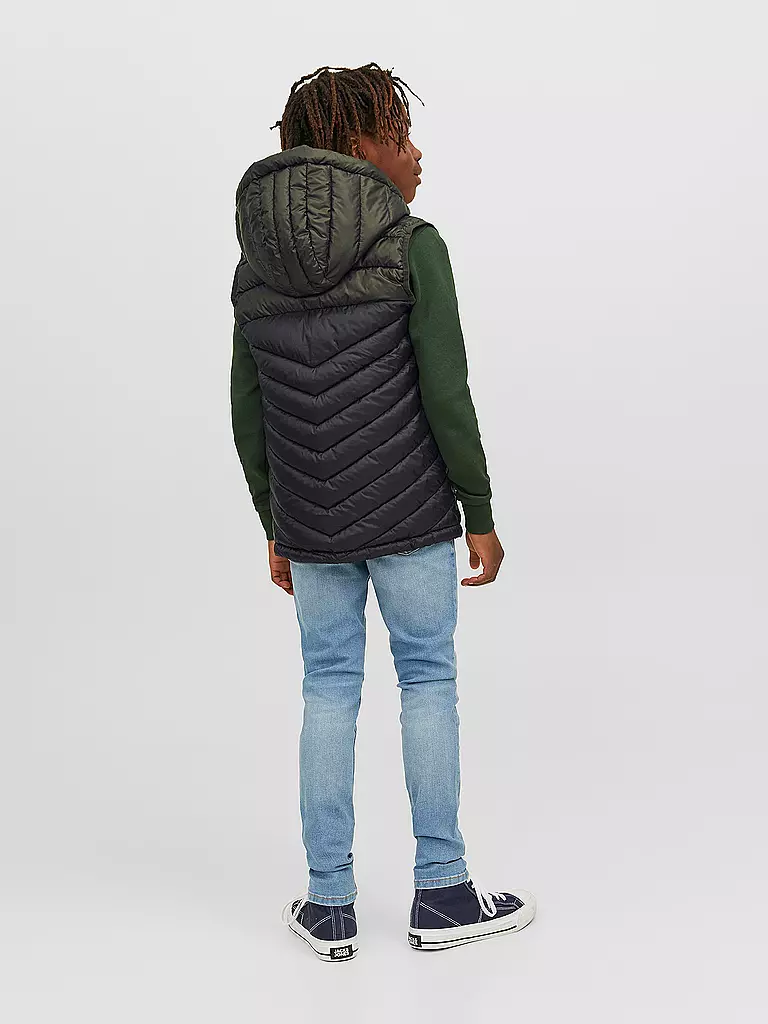 JACK & JONES | Jungen Steppgilet  JJEHERO | dunkelblau