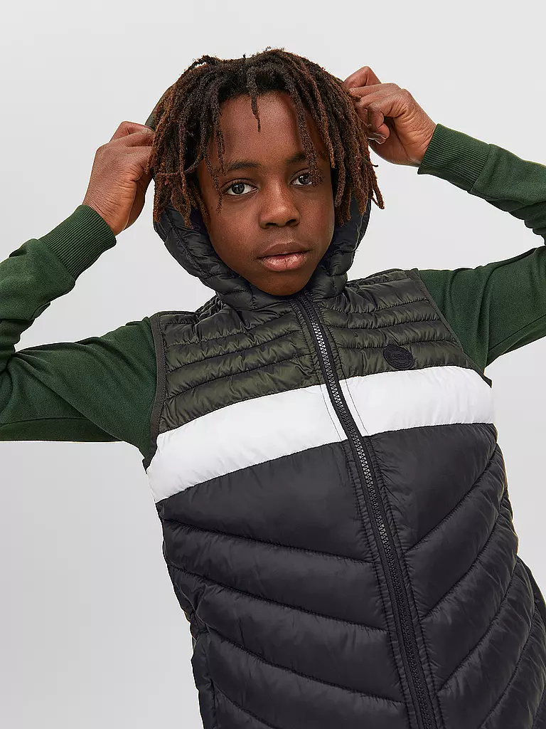 JACK & JONES | Jungen Steppgilet  JJEHERO | dunkelblau