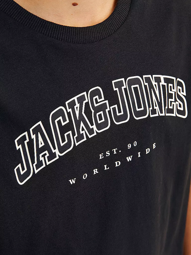 JACK & JONES | Jungen T-Shirt  JJECALEB VARSITY TEE | braun