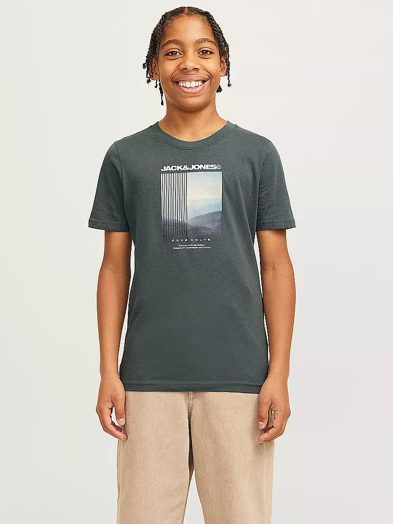 JACK & JONES | Jungen T-Shirt JCOAERO | schwarz