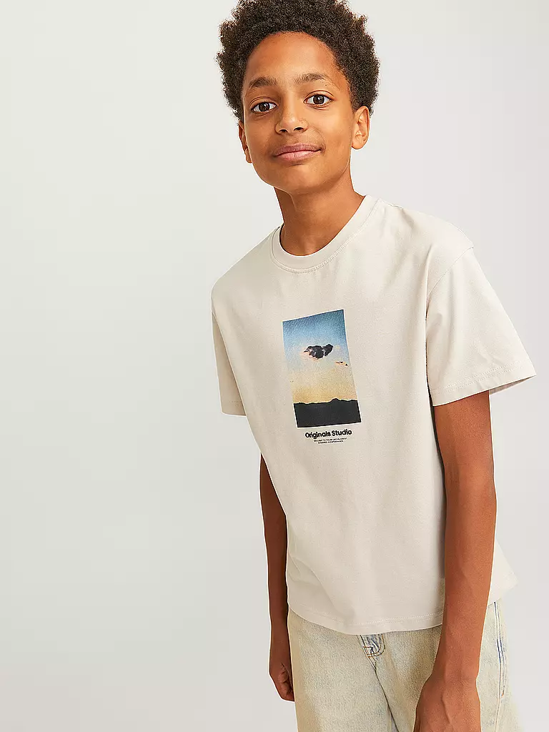 JACK & JONES | Jungen T-Shirt JORVESTERBRO | schwarz